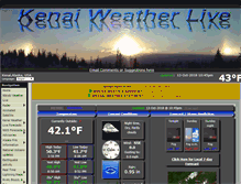 Tablet Screenshot of kenaiweather.com